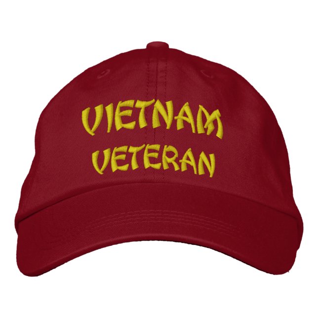 VIETNAM VETERAN BRODERAD KEPS (Framsida)