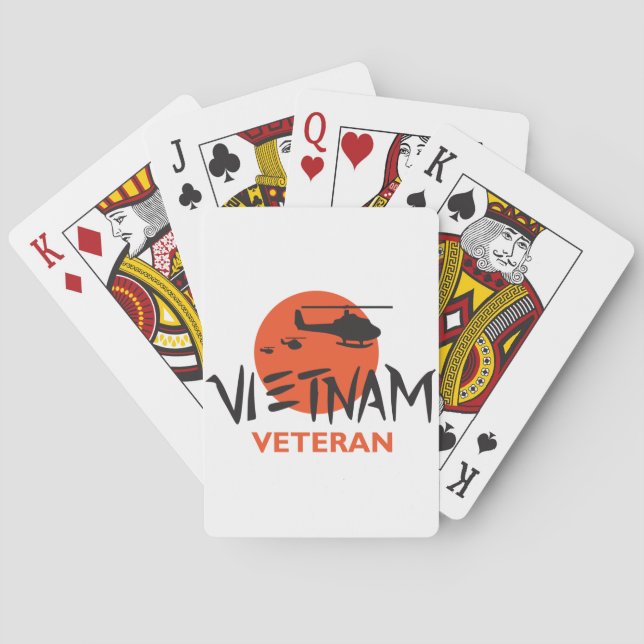 Vietnam Veteran Casinokort (Baksidan)