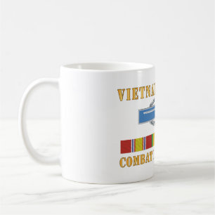 Vietnam Veteran - Cbt Infantryman w CIB VN SVC Kaffemugg