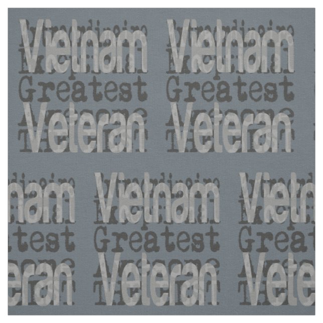 Vietnam Veteran Extraordinaire Tyg (Provkarta)