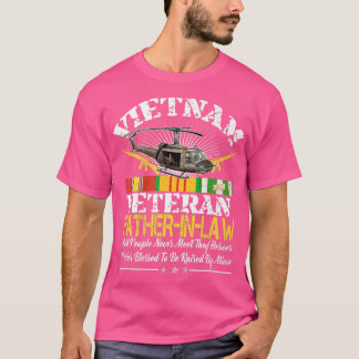 Vietnam Veteran FatherInLaw  Raised By My Hero Mil T Shirt
