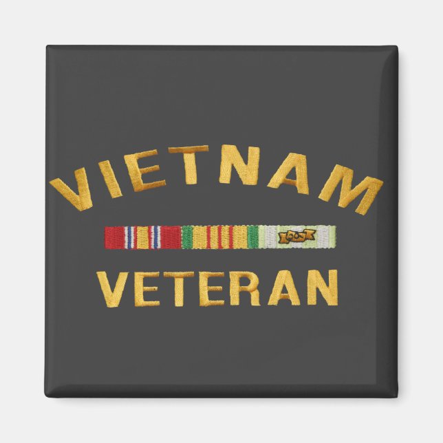 Vietnam Veteran Gifts Magnet (Framsidan)