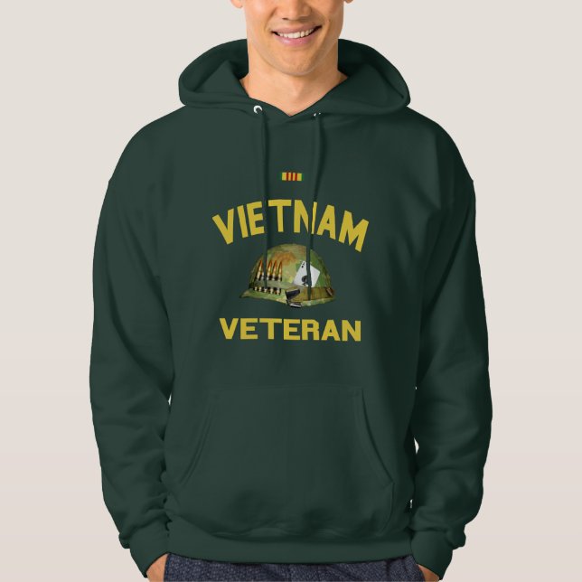 Vietnam veteran hoodie (Framsida)