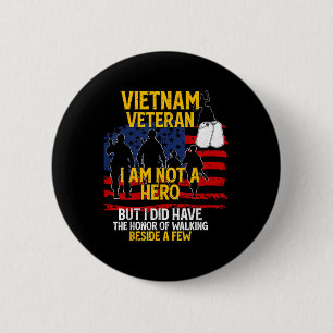 Vietnam Veteran, jag är ingen hjälte, veteran Knapp