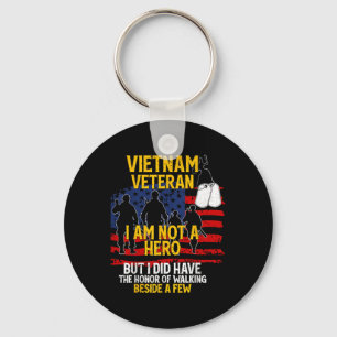Vietnam Veteran, jag är ingen hjälte, veteran Nyckelring