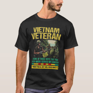 VIETNAM VETERAN JAG KOMMER ALDRIG ATT T SHIRT