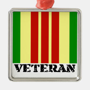Vietnam veteran julgransprydnad metall