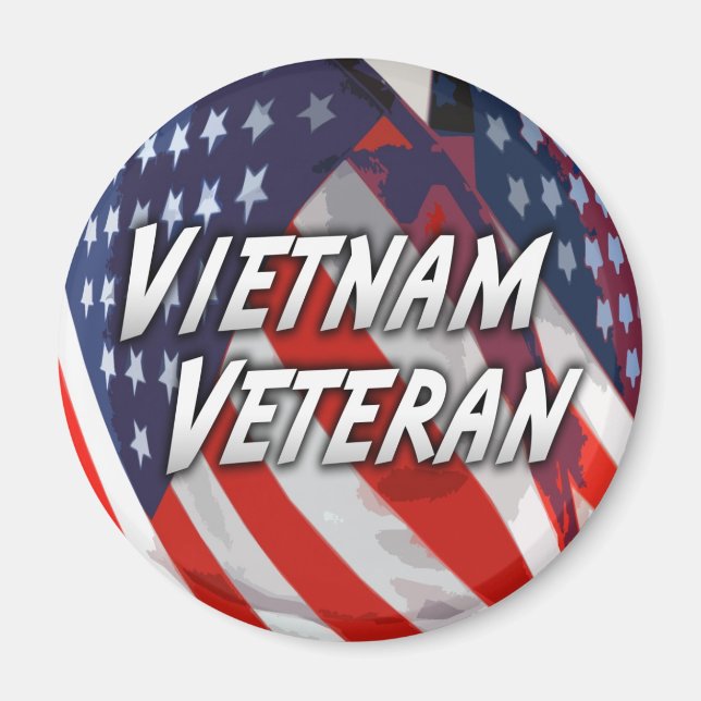 Vietnam Veteran Magnet (Framsidan)