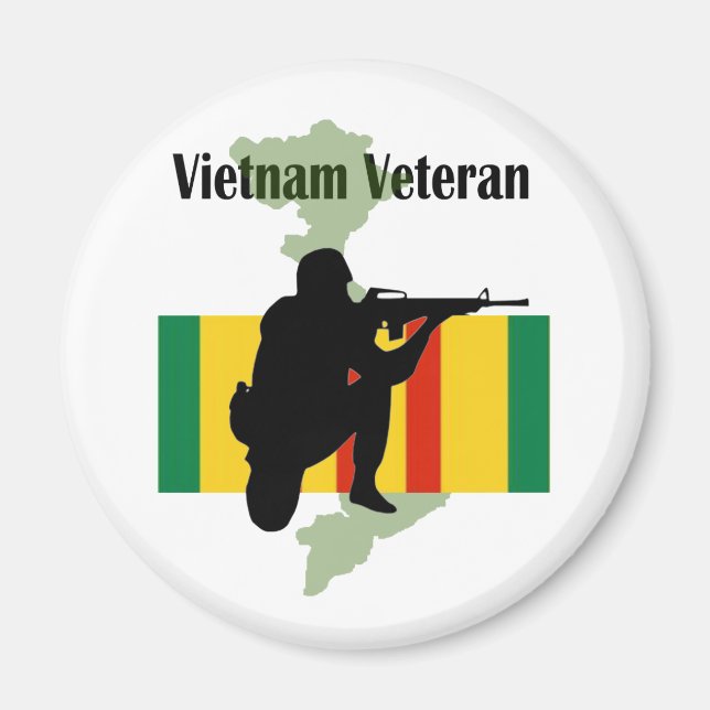 Vietnam Veteran Magnet (Framsidan)