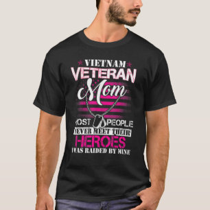 Vietnam Veteran Mamma som tagits upp av min Hero V T Shirt