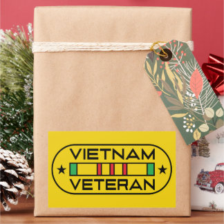 Vietnam-veteran militär tjänst patriotisk frihet rektangulärt klistermärke