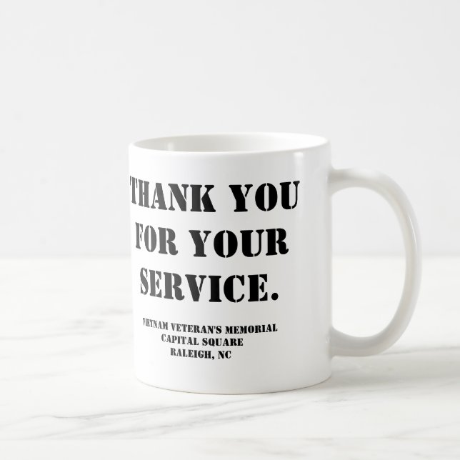 Vietnam veteran minnesmärke kaffemugg (Höger)