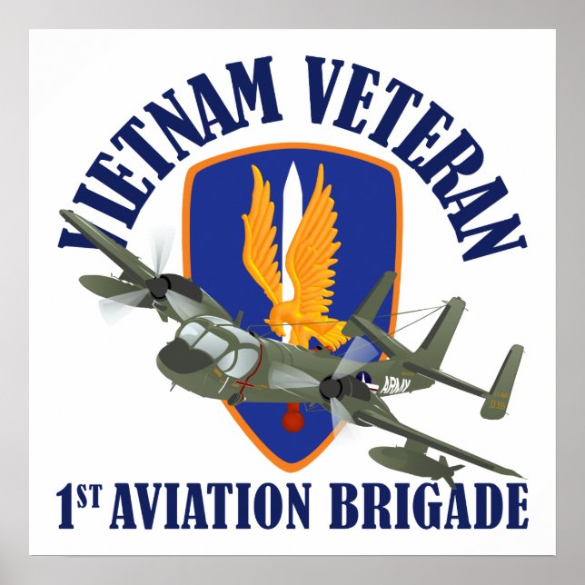 Vietnam Veteran Mohawk Poster (Framsidan)