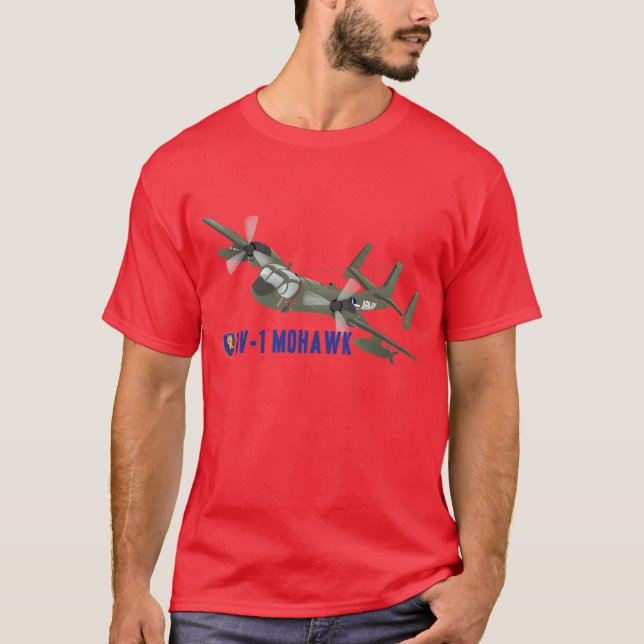 Vietnam Veteran Mohawk Tee Shirt (Framsida)
