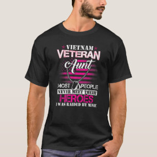 Vietnam Veteran Moster som tagits upp av Hero Prou T Shirt