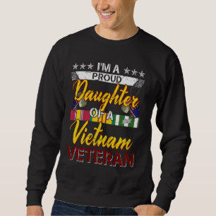 Vietnam Veteran Proud-dotterbolaget Tees Manar Boy Lång Ärmad Tröja