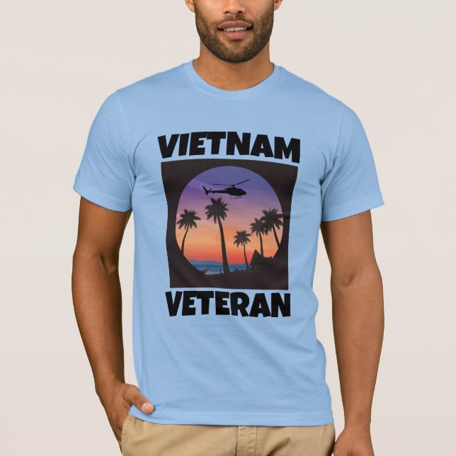 VIETNAM VETERAN RETRO T-SHIRTS (Framsida)