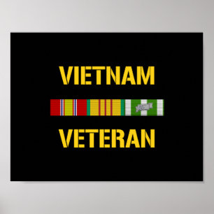 Vietnam Veteran Ribbon Pub Poster