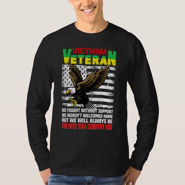 Vietnam Veteran T Shirt (Framsida)