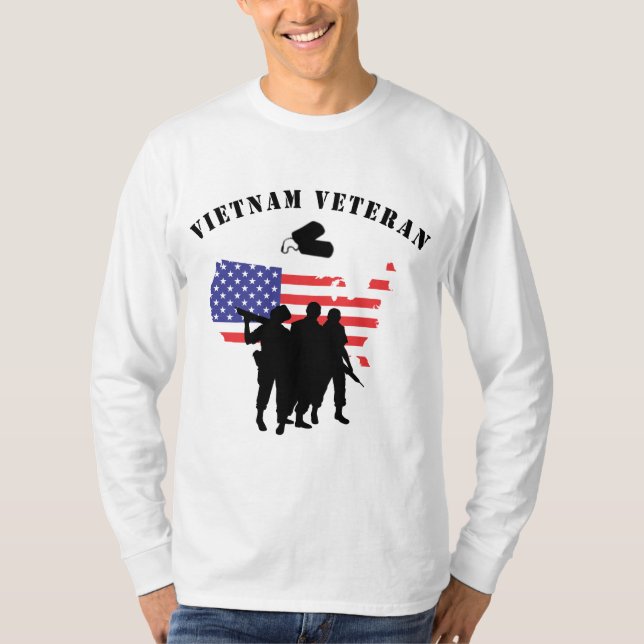 Vietnam veteran t shirt (Framsida)