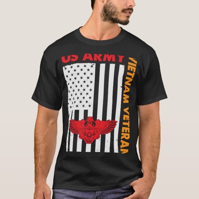 Vietnam Veteran T Shirt (Framsida)