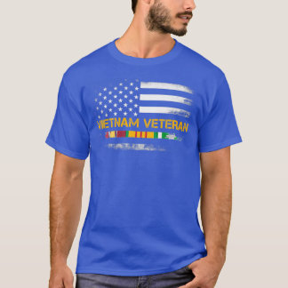 Vietnam Veteran US Flagga T Gift Vietnam Krig Vet T Shirt