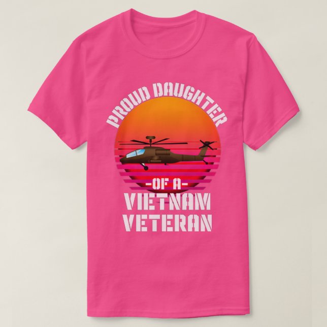 Vietnam Veteran US Patriot Family Gift Proud Patri T Shirt (Design framsida)