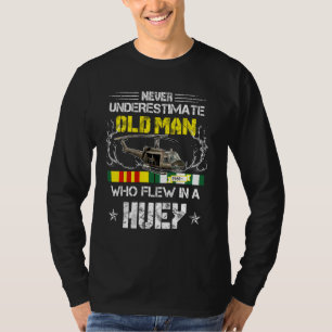 Vietnam Veteran Vet Eh 1 Huey Helicopter T Shirt