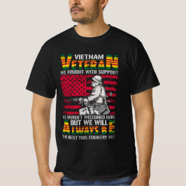 VIETNAM VETERAN VI KÄMPADE MED STÖD VI INTE VAR T SHIRT