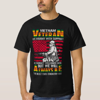 VIETNAM VETERAN VI KÄMPADE MED STÖD VI INTE VAR T SHIRT