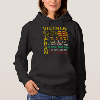 Vietnam Veteran vi kämpade utan stöd vi var T Shirt