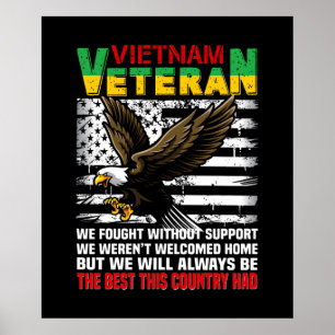 Vietnam Veteran, vi kommer alltid att vara det bä Poster