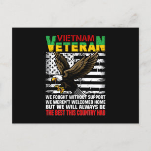 Vietnam Veteran, vi kommer alltid att vara det bäs Inbjudan Vykort