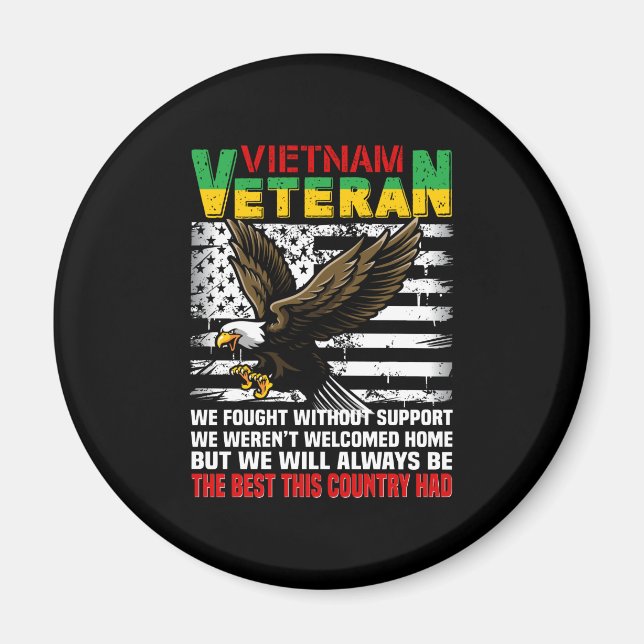 Vietnam Veteran, vi kommer alltid att vara det bäs Magnet (Framsidan)