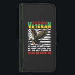Vietnam Veteran, vi kommer alltid att vara det bäs Plånboksfodral För Samsung Galaxy S5<br><div class="desc">Denna skjorta är perfekt som en gåva för manar som pridet självt för att ha tillhört den amerikanska militären Stater,  att tjäna deras land är en ära. En underbar veteran är en underbar make,  far,  farfar,  son,  morbror,  vän. Fréns gåva till hennes make.</div>