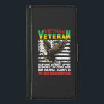 Vietnam Veteran, vi kommer alltid att vara det bäs Plånboksfodral För Samsung Galaxy S5<br><div class="desc">Denna skjorta är perfekt som en gåva för manar som pridet självt för att ha tillhört den amerikanska militären Stater,  att tjäna deras land är en ära. En underbar veteran är en underbar make,  far,  farfar,  son,  morbror,  vän. Fréns gåva till hennes make.</div>