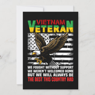 Vietnam Veteran, vi kommer alltid att vara det bäs Spara Datumet