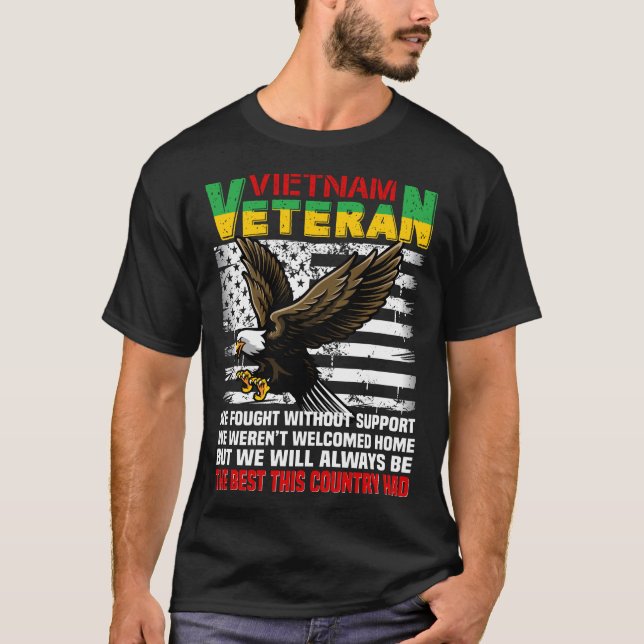 Vietnam Veteran, vi kommer alltid att vara det bäs T Shirt (Framsida)