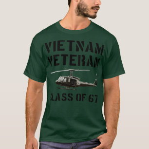 Vietnam Veteran Vietnam Veteran Huey Helicopter fr T Shirt
