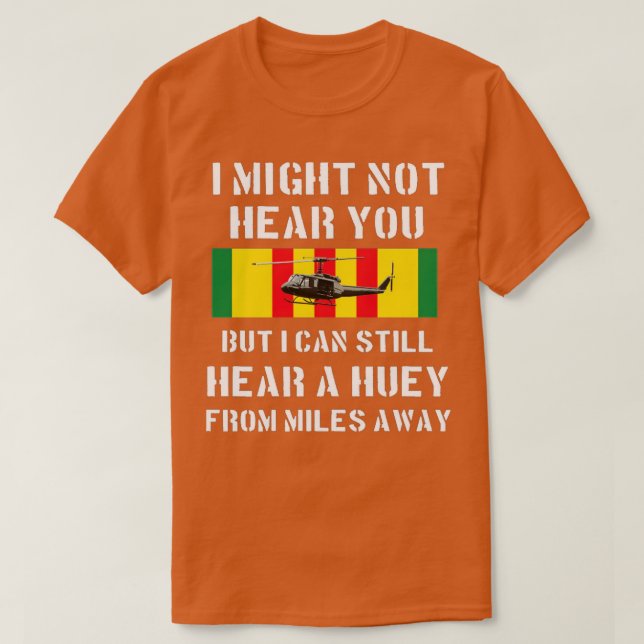 Vietnam Veteran Vietnam Veteran Huey Helicopter Ri T Shirt (Design framsida)