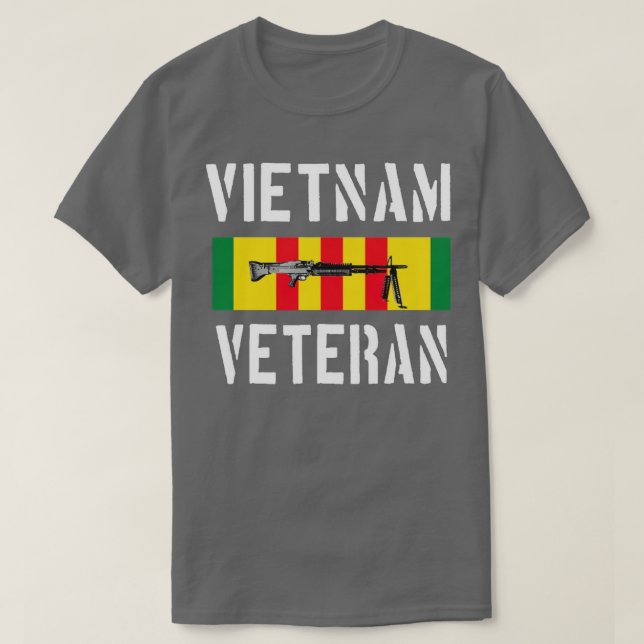 Vietnam Veteran Vietnam Veteran M60 GPMG av Dirty T Shirt (Design framsida)