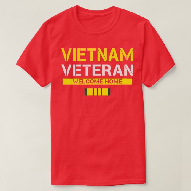 VIETNAM VETERAN WELCOME HOME T SHIRT (Design framsida)