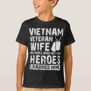 Vietnam Veteran Wife Gear T Shirt