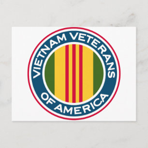 Vietnam Veteraner i Amerika Logotyp Vykort