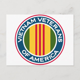 Vietnam Veteraner i Amerika Logotyp Vykort