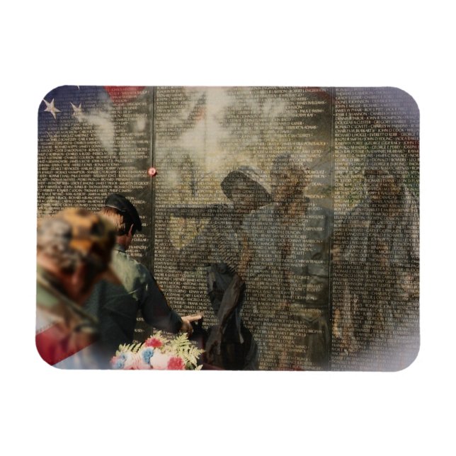 Vietnam Veteranernas minnesstund Magnet (Horisontell)