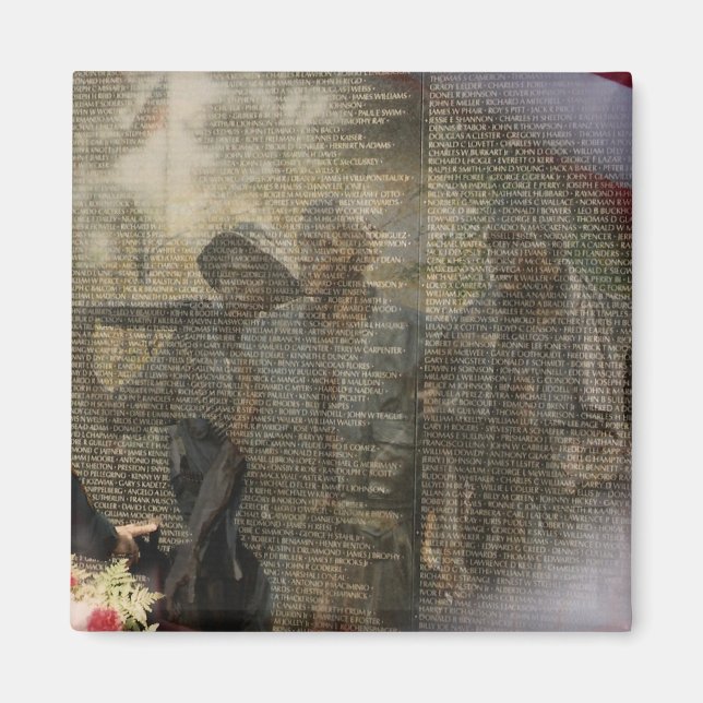 Vietnam Veteranernas minnesstund Magnet (Framsidan)