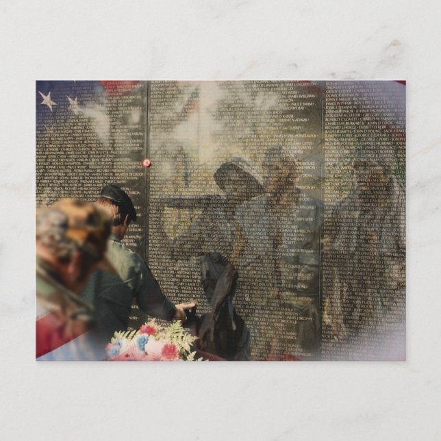 Vietnam Veteranernas minnesstund Vykort (Framsida)