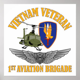 Vietnam Veteranflygbesättning Vingar Poster