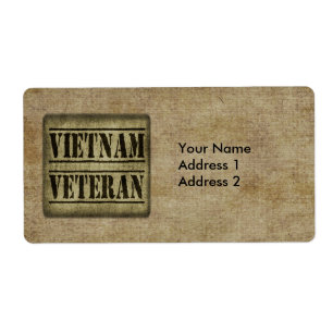 Vietnam veteranmilitär fraktsedel